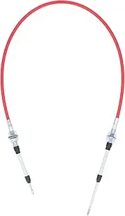Part Throttle Cable, Stainless Steel Excavator Accelerator Cable Replacement, Excavator Throttle Cable, Manual Throttle Cable for Excavator Mixer