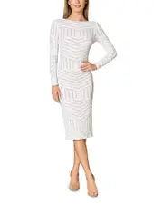 Dress the Population Emery Sequined Scoop Back Dress
