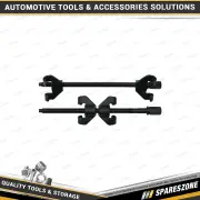 2Pc PK Tool Coil Spring Compressor Twin Hook Claw 300mm Jaw Openning 370mm Bolt
