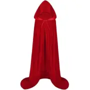Red Cape with Hood Red Cloak Little Red Riding Hood Cape Red Hooded Cape Mary...