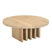 [James Lane] Tuni Mango Wood Round Coffee Table