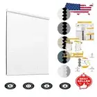 Noise Reduction Honeycomb Shades - Cordless Blackout Window Blinds 34" W x 64" H