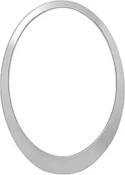 Left Headlight Bezel Headlamp Trim Ring Compatible with 2007-2015 Mini Cooper R55 R56 R57 R58 R59 S Clubman Hatchback Convertible Coupe Roadster Headlamp Door Cover Silvery Driver Side