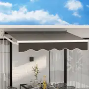 Instahut Retractable Folding Arm Awning Outdoor Canopy 2Mx1.5M Su AU Stock ✨