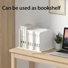 Closet Storage Partitions Book Shelf Adjustable Dividers with 4 Compartments