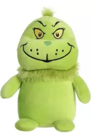 Aurora Dr Seuss The Grinch Who Stole Christmas Plush 9.5" Green Squishy Grinch