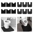 6x Bathroom Rugs Lightweight Commode Mats for Hotel Home Dorm