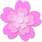 Sizzix Framelits Flowers #3 4pc set #657901 Retail $19.99 by Rachel Bright