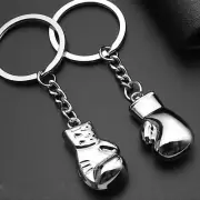 2PCS Mini Boxing Gloves Pendant Keyring Sports Keychain Birthday Gift