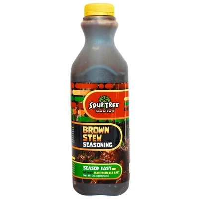 Spur Tree Jamaican Brown Stew Seasoning 13.7 Fl Oz Authentic Caribbean Flavor