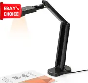 Visualiser USB Document Camera 4K Classroom Teaching Foldable Dual Microphones D