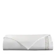 Dea Luxury Linens Sole Embroidery Duvet Cover, King