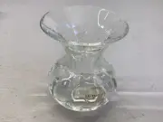 Wedgwood Handmade 24% Lead Crystal Vase, “Devon Posy” Collection