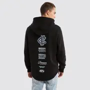 [Nena and Pasadena AFL] Carlton Blues AFL Spine Hoodie Jet Black