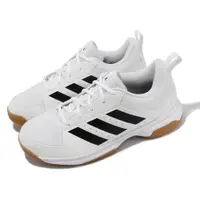 在飛比找ETMall東森購物網優惠-adidas 排球鞋 Ligra 7 M 男鞋 白 黑 膠底