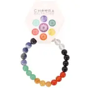 Beading Beautiful 7 Chakra Ball Bracelet Elastic 10mm Bead