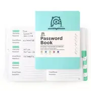 Internet Password Book with Tabs Username Logbook Organiser A6 - Fast Free Post