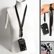 Pocket Camera Strap Black Single Point Mount w Peak Design Anchor 40" x 3/4"