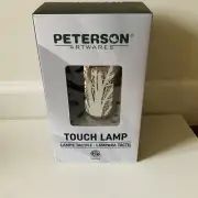 Peterson Artwares Touch Lamp 7" Silver Wax Warmer Essential Oil Diffuser