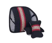 Car Seat Waist Cushion Breathable mesh Hole ice Silk Waist Leaning Cushion - 1#
