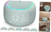 White Noise Machine Alarm Clock for Bedrooms - 5W Stereo Bluetooth Speaker -