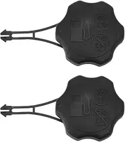 2pcs Fuel Cap 594061, Efficient Fuel Locking Gas Cap Fit for Lawn Mower Briggs and Stratton WTether 675Exi, 725Exi Series, Engine Lawn Mower with Tether Fuel Cover
