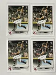 2022 Topps Series 2 Luis Frias Rookie Lot x4 Base RC Diamondbacks