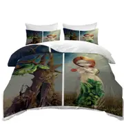 Eve and the Tree of Knowledge Woman and Snake Quilt Cover