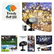 Snowflake Projector Lights, Christmas Owl Shape Snow Light Projector Outdoor,...