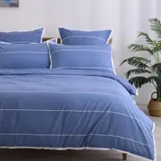 Jason Commercial Calista Printed Quilt Cover Set Indigo