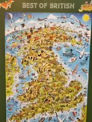 GIBSONS BEST OF BRITISH 1000 PIECE JIGSAW PUZZLE