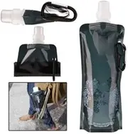 Sports Reusable, Flexible, Refill & Go Foldable WATER BOTTLE -Take Anywhere