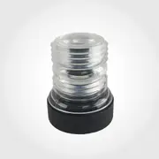 Small WHITE 12V Marine Beacon LED Light Boat Bright Deck