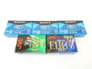 Mixed Lot JVC TC-30 VHS-C Premium Camcorder Tapes 0-46838-00438-4 0-27242-507432