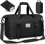 Gym Bag for Men and Women,Waterproof Duffle Bag with Shoe and Wet Clothes Compar