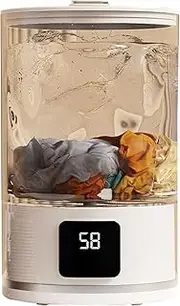 Travel Washing Machine - Portable Clothes Washer | 3 Modes Tiny Washing Machine | LED Display Laundry Machines | Laundry Cleaning Tools For Underwear Sock Pant, Apartment RV College And Others