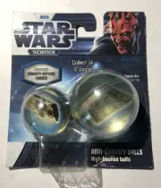 Star Wars Science Anti-Gravity Bouncy Balls Han Solo in Carbonite and Leia