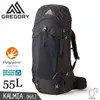 【GREGORY 美國 55L KATMAI 登山背包《火山黑M/L》】137237/雙肩背包/後背包/自助旅/悠遊山水