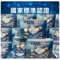 在飛比找蝦皮購物優惠-附發票~藍鷹牌N95成人3D立體型醫用口罩台灣製造