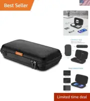 Compact EVA Hard Shell Case for Safe Travel of Phones, Hard Drives & Accessories