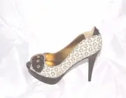 New Guess Signature Pumps By Marciano Carolann 7.5 Brown/Tan Multi Color
