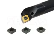 SHARS 3/4" SCLCR COOLANT INDEXABLE BORING BAR +3PCS CCMT 32.51 INSERT NEW ^]