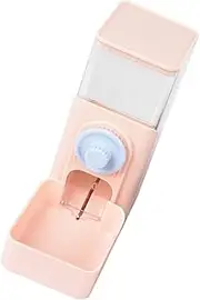 TOYANDONA Automatic Pet Feeder for Rabbits Cats and Dogs Refillable Hanging Food Dispenser for Cage Compact and Practical Design Stylish for Pets