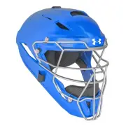Under Armour Converge Tack Matte Adult Baseball/Softball Catcher's Helmet- Royal