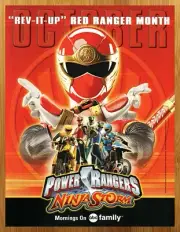 2003 Power Rangers Ninja Storm TV Series Print Ad/Poster ABC Family 00s Kids Art