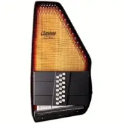 Oscar Schmidt OS150FCE Appalachian 21 Chord Electric Autoharp, Sunburst
