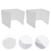 2 Pcs Partition Plate Desk Privacy Panels Classroom Screen Office Dividers