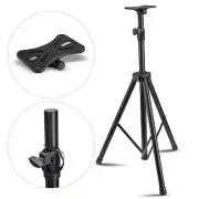 Hridz 186cm Heavy-Duty Speaker Stand – Professional DJ Tripod Adjustable with Ex