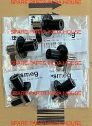 5 x Genuine Smeg Gas Cooktop Control Knob PGA32G PGA64 PGA75-4 PGA75F-4