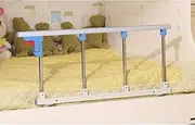 Bed Side Handrail Bed Guardrail Fence Assist Handle Bed Railing Folding Bedside Grab Bar Bumper (Size : 95X40CM) Safety Assisting Rails (Color : B, Size : 95X40CM) (B 95X40CM)